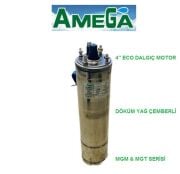 Amega MGT 750  7.5Hp 380V 4\'\' Döküm Yağ Çemberli Derin Kuyu Sondaj Dalgıç Motor (Eco motor)