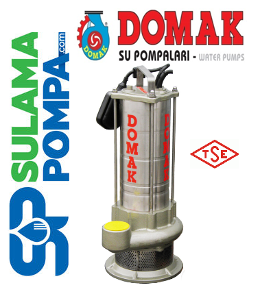 DOMAK TSM2 3.HP 220V TEMİZ SU DALGIÇ POMPA
