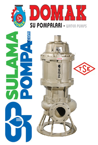 DOMAK AST535 K2 25,HP 380W KAPALI FANLI ATIK SU DALGIÇ POMPA