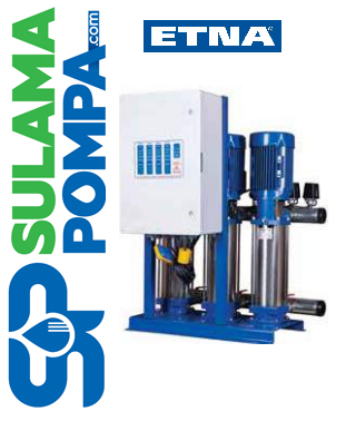 ETNA 3 KO 10/12-55 3x7.5 HP 380V ÜÇ POMPALI ÇOK KADEMELİ DİK MİLLİ HİDROFOR