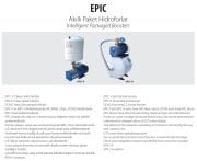 Aquastrong  EPIC-V8/XHC 2-4 M      0.75Hp 220V   Dikey Tanklı Kademeli Akıllı Paket Hidrofor