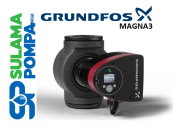 GRUNDFOS MAGNA3 65-150 F 340mm DN65 PN 6/10 FREKANS KONVERTÖRLÜ FLANŞLI TİP SİRKÜLASYON POMPASI-97924299