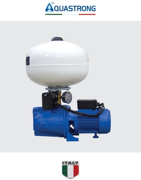 Aquastrong  CH 24 WJ 80      0.8Hp 220V   24 Litre  Küre Tanklı Jet Paket Hidrofor