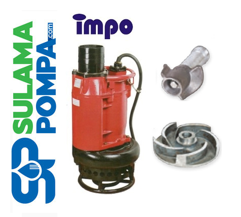 İMPO 80 KBS 44 5.5 HP 380V ENDÜSTRİYEL TİP KARIŞTIRICILI ÇAMUR POMPASI