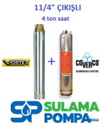 COVERCO 4GM-40 3,HP 380V DERİN KUYU DALGIÇ POMPA