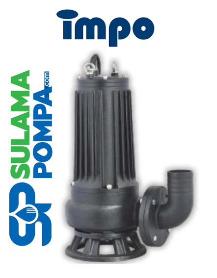 İMPO WQ 15-9-1.1 QG 1.5 HP 220V PARÇALAYICILI ÇARKLI FOSEPTİK DALGIÇ POMPA