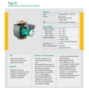 WİLO TOP-Z 25/10 M -RG  PN 10 KULLANMA SUYU SİRKÜLASYON POMPASI ( BAĞLANTI ÇAPI 1 1/2\'\' )