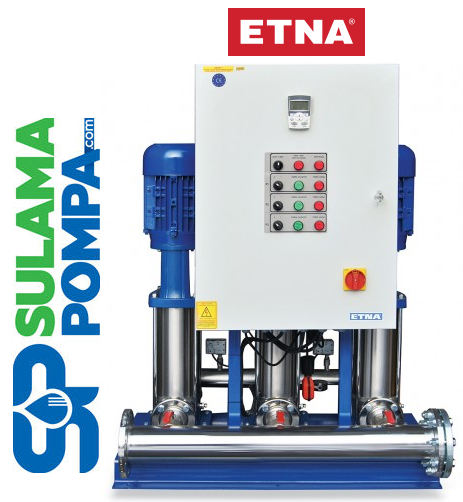 ETNA T3 KI 32-6/110 3x15 HP 380V ÜÇ POMPALI KOMPLE PASLANMAZ ÇELİK ÇOK KADEMELİ SESSİZ HİDROFOR