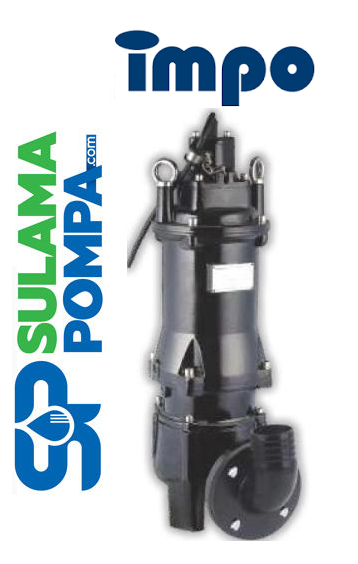 İMPO 65WQX 25-10-2.2 - 3.HP 380V PARÇALAYICILI ÇARKLI FOSEPTİK DALGIÇ POMPA