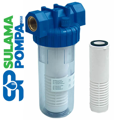 1/2'' FİLTRE KABI 190Y - 50 MİCRON SU FİLTRESİ