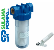 1/2'' FİLTRE KABI 190Y - 50 MİCRON SİLİPHOS SU FİLTRESİ