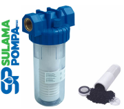 3/4'' FİLTRE KABI 190Y - 50 MİCRON AKTİF KARBON SU FİLTRESİ