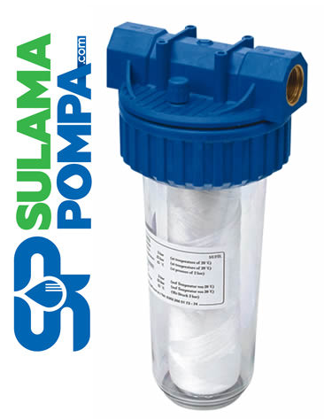 1'' FİLTRE KABI 254 ELYAF SARILI SU FİLTRESİ