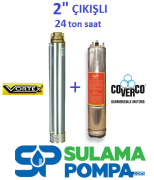 COVERCO 24GM-08 3,HP 220V DERİN KUYU DALGIÇ POMPA