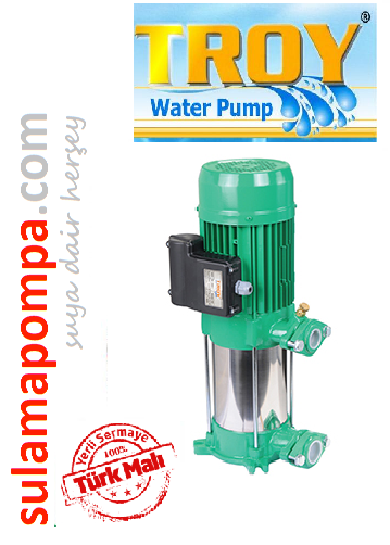 TROY HDHT8 3000/6 3,HP 380V DİKEY MİLLİ KADEMELİ HİDROFOR