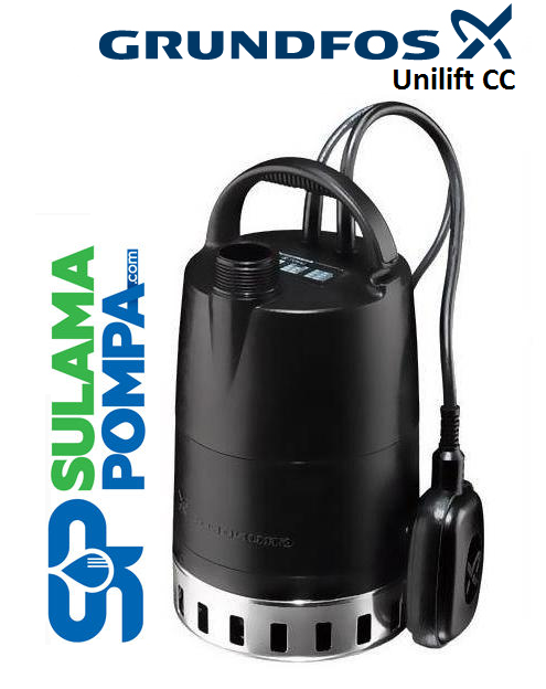 GRUNDFOS UNİLİFT CC 7 A1 - 0,5 HP 220V ATIK SU DRENAJ DALGIÇ POMPA-96280968
