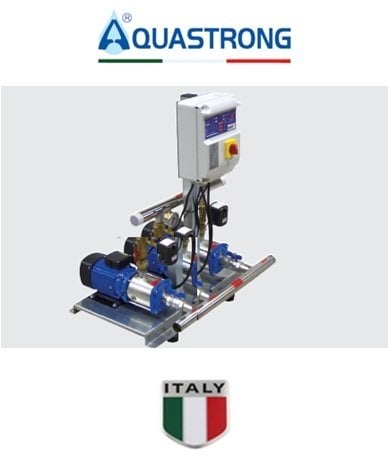 Aquastrong  DC3 XHC 8-40       3X3Hp 380V  Üç Pompalı Yatay Hidrofor