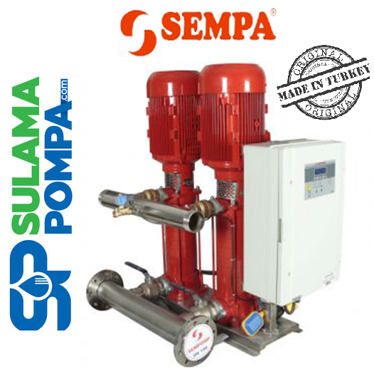 SEMPA SPL A 50-07x2 10.HP 380V ÇİFT POMPALI YANGIN HİDROFORU