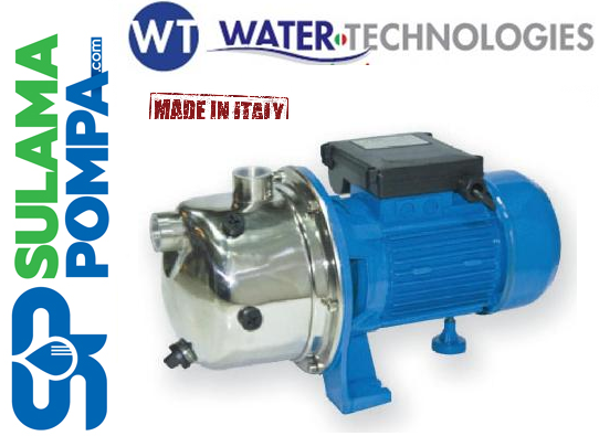 WATER WTJ 100 M 1, HP PASLANMAZ GÖVDELİ JET POMPA